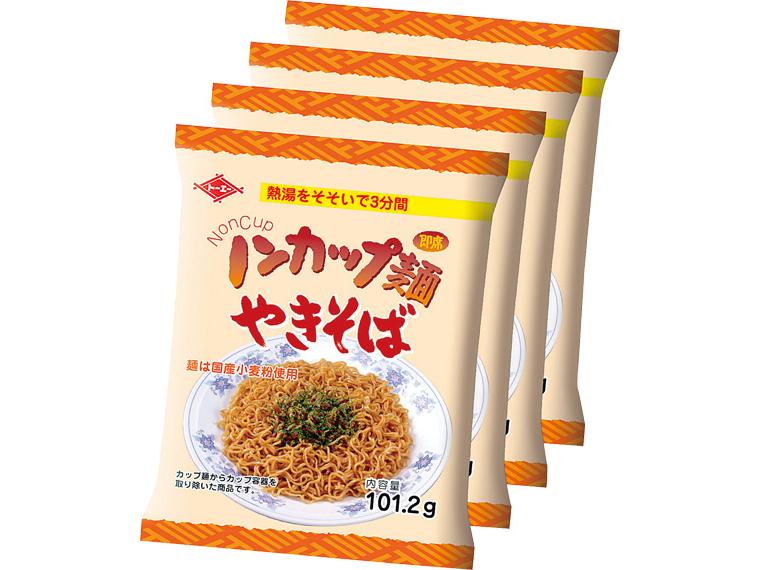 ノンカップ麺やきそば 101.2g×4