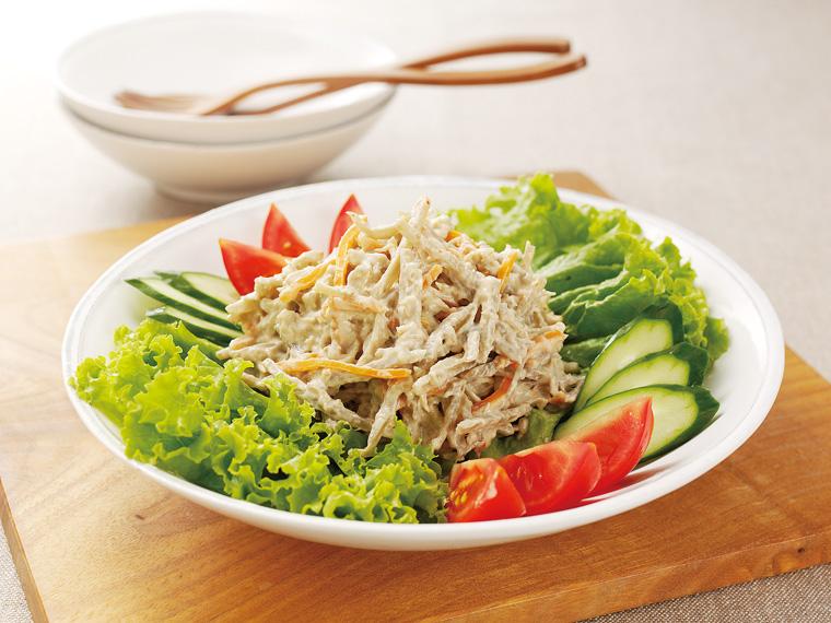 胡麻風味ごぼうサラダ（蒸し鶏入り） 120g×2