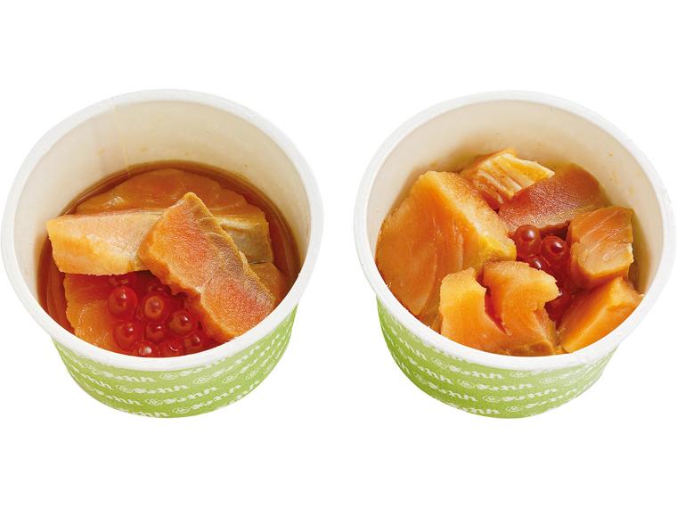 北海道枝幸産秋鮭漬け丼（いくら入） 40g×2