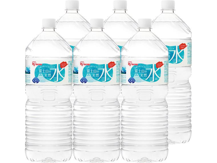 富士山の天然水（ペットボトル） 2l×6