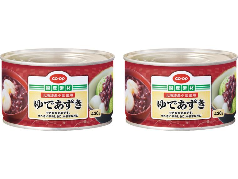ゆであずき缶 430g×2