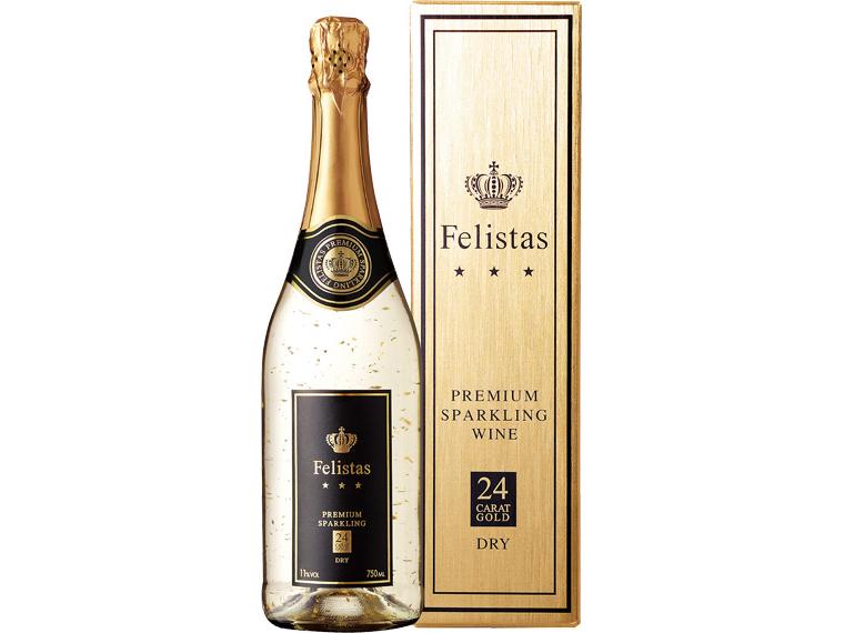 フェリスタス金箔入りスパークリングワイン（白） 750ml