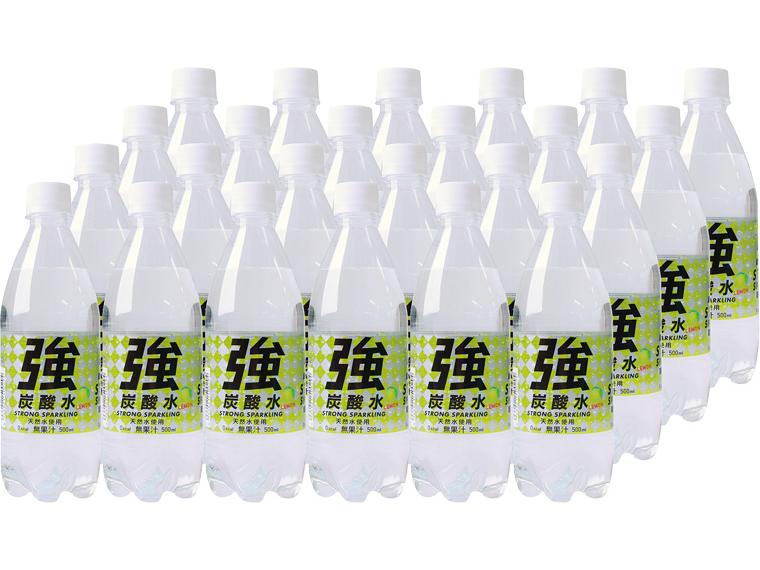 強炭酸水レモン（ペットボトル） 500ml×24