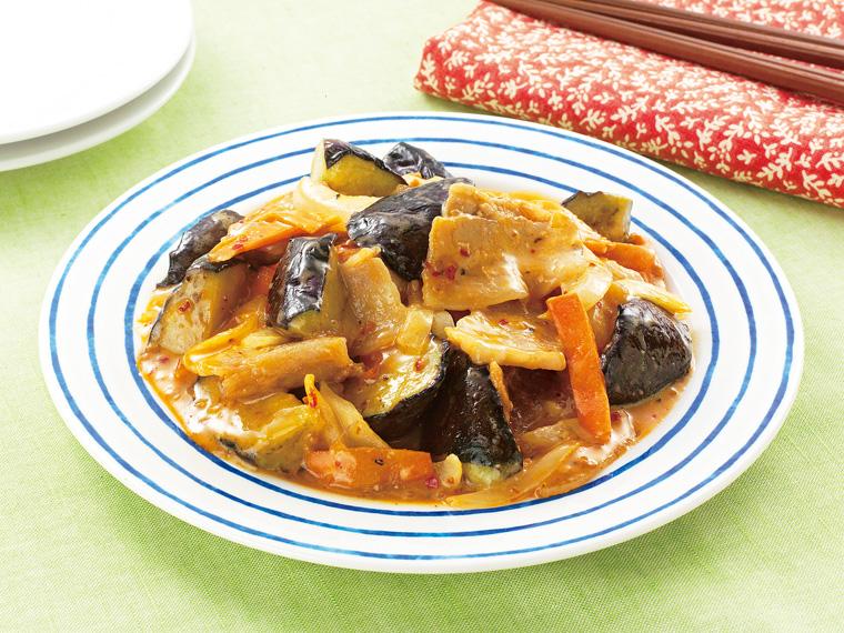 おかずキット　産直豚肉となすの香味マヨ炒め 2人前