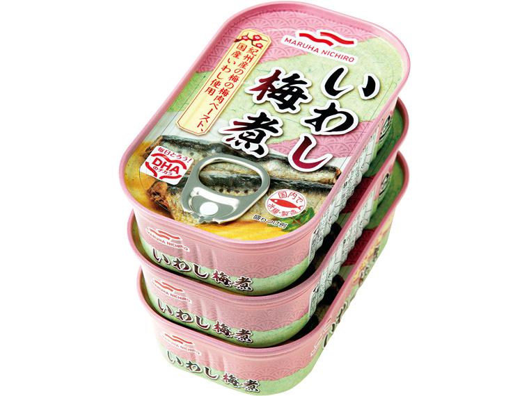 いわし梅煮缶　 100g（固形量80g）×3