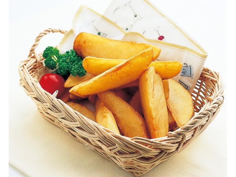 北海道の皮付きカットポテト 350g