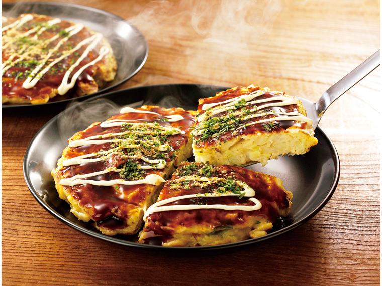 ごっつ旨いお好み焼豚玉（ソース・魚粉・あおさ付） 482g(お好み焼2枚430g)