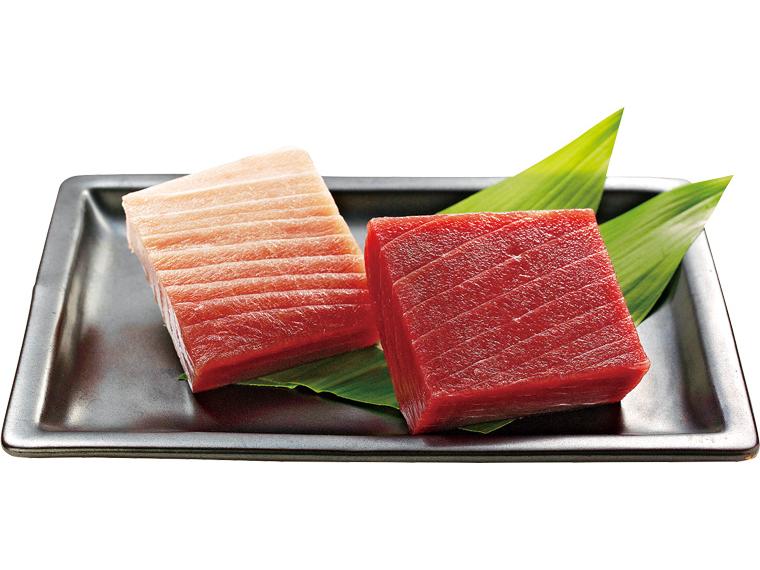 天然本まぐろ2種セット 中とろ100g・赤身100g