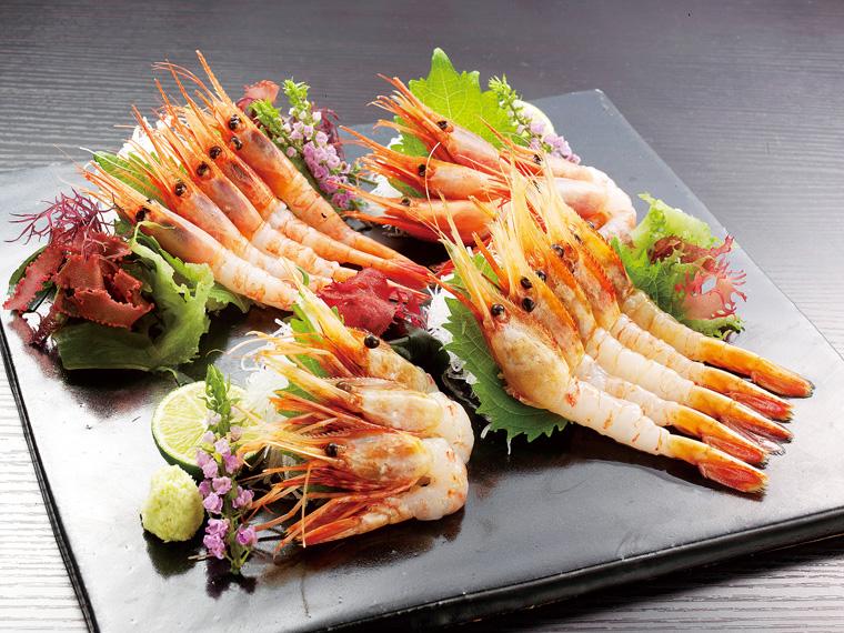 北海道のなんばんえびとぼたんえびのセット なんばんえび100g・ぼたんえび100g