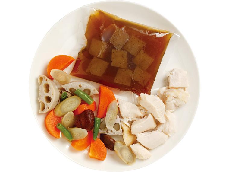 おかずキット　【冷凍】白だしをきかせた7種具材の筑前煮 370g