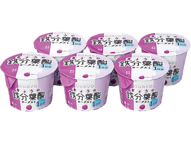 きょうの鉄分葉酸ヨーグルト 75g×6