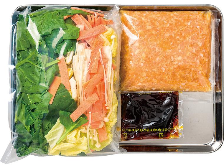 おかずキット　鶏つくねの彩りあんかけ 2人前