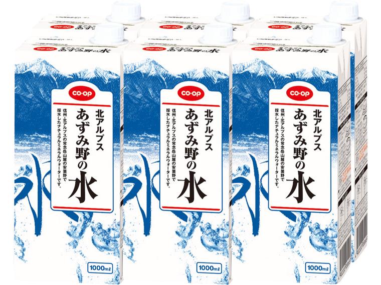 北アルプスあずみ野の水 1l×6