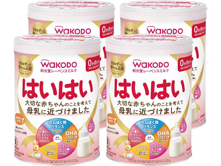 和光堂レーベンスミルクはいはい 810g×4