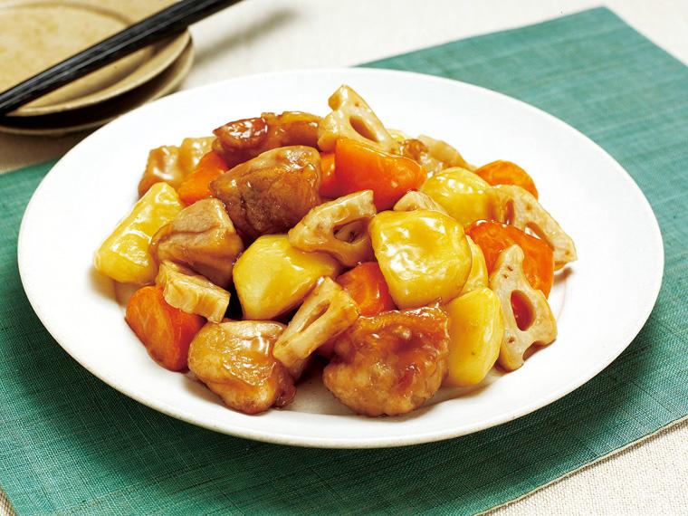 鶏と根菜の黒酢あんのたれ 100g×2