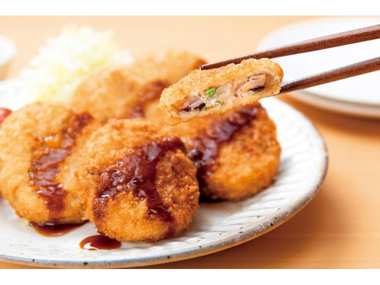 [数量限定658個（抽選）]たこキャベツメンチカツ　６個２４０ｇ 6個240g