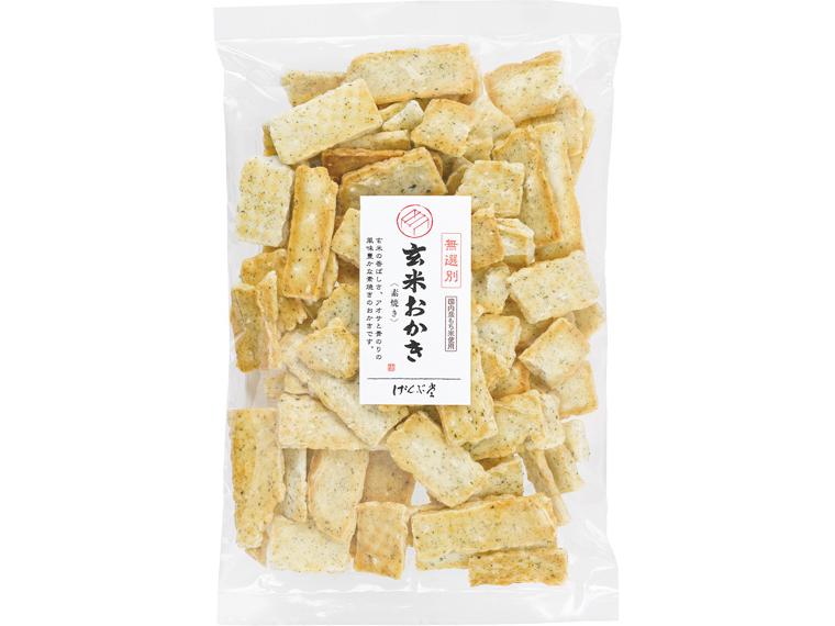 無選別　玄米おかき（素焼き） 170g
