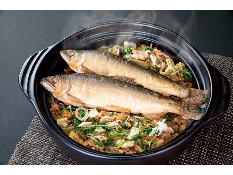 柑味鮎めし 鮎2尾、鮎魚醤30ml