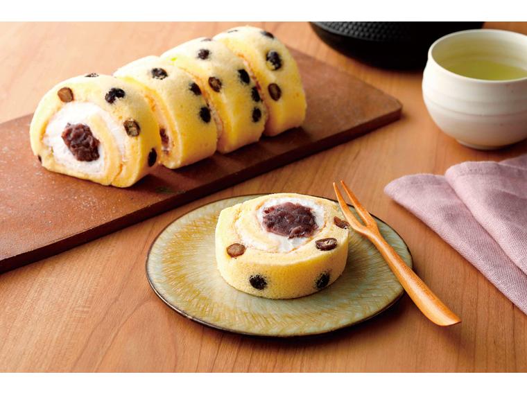 東京もっちりろーる・天と塩　豆つぶあんクリーム 1本