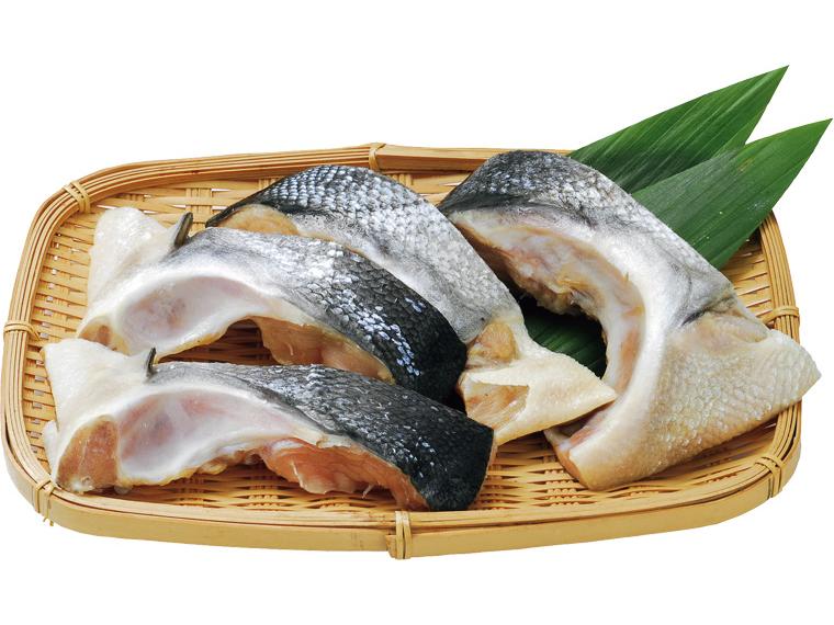北海道産塩秋鮭かま 300g（3〜5切）
