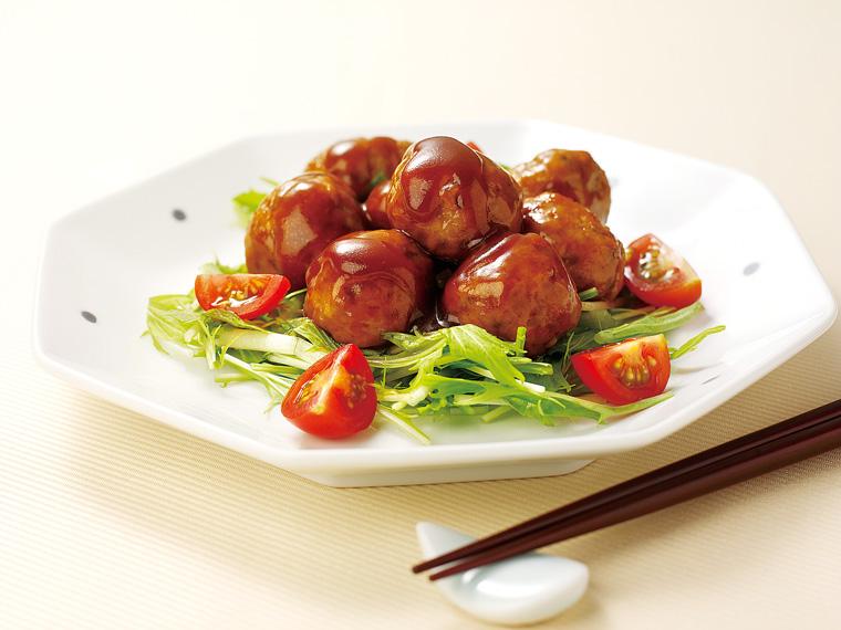 [数量限定1277個（抽選）]東都ごま油香る中華風黒酢肉だんご 150g(固形量8個104g)×2