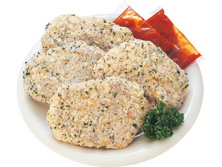 若鶏のチーズカツレツ（トマトソース付き） カツレツ4枚208g・トマトソース2個40g