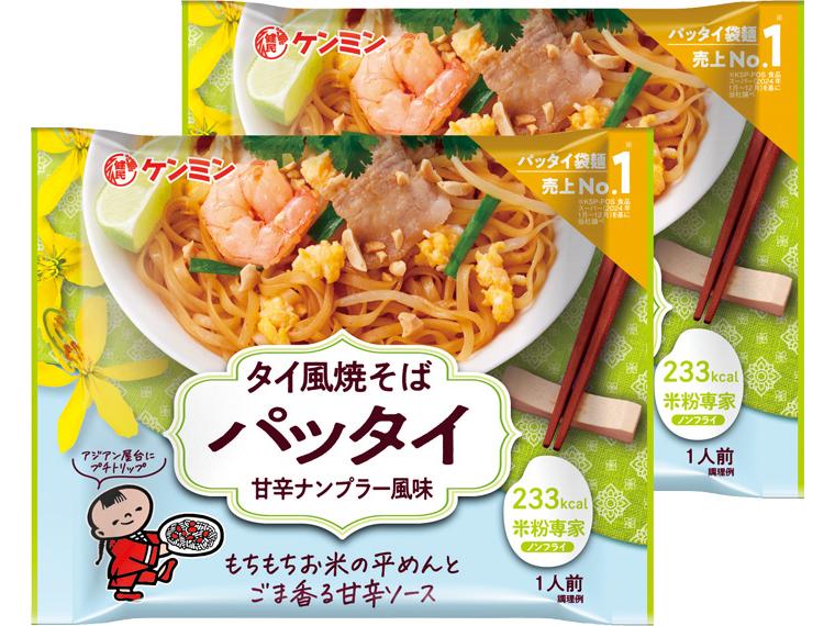 ケンミン　タイ風焼そば　パッタイ 76g(米めん50g、液体ソース26g)×2袋