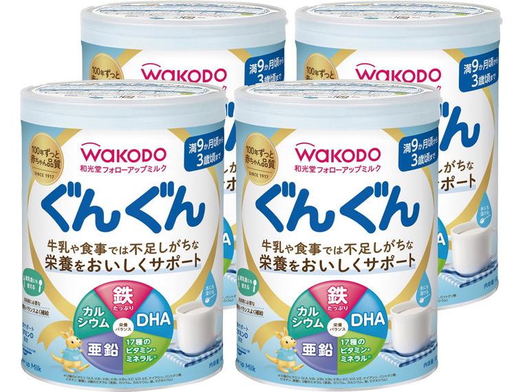 和光堂フォローアップミルクぐんぐん 830g×4