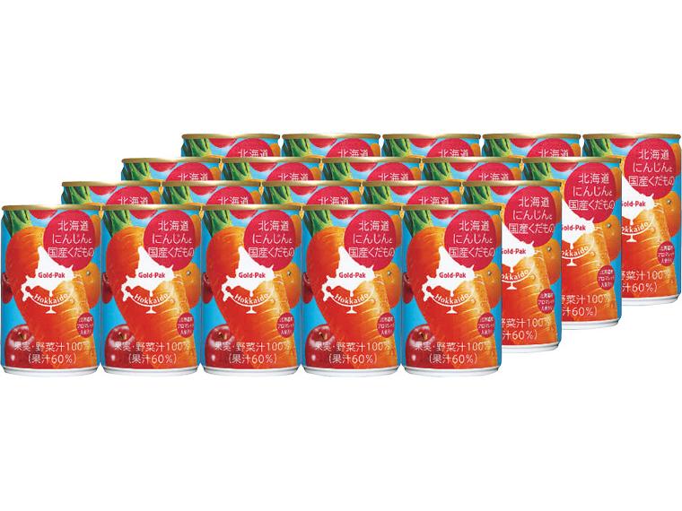 北海道にんじんと国産くだもの 160g×20