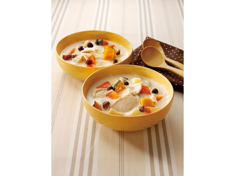 おかずキット　根菜の彩りミルクスープ 2人前