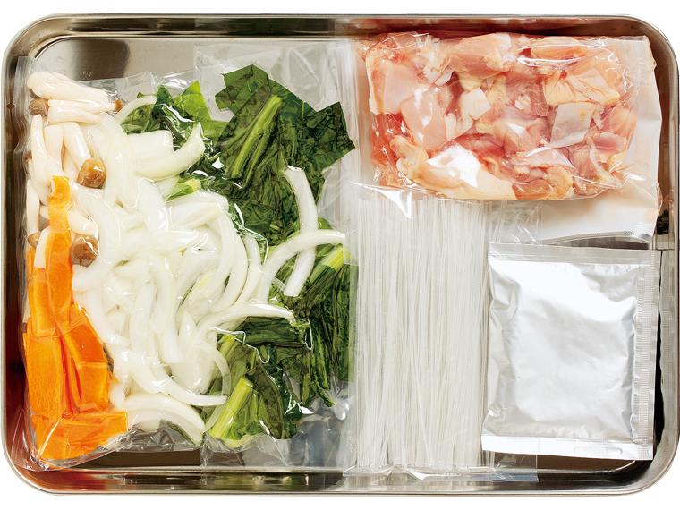 鶏肉と春雨の野菜スープ　２人前　　　　