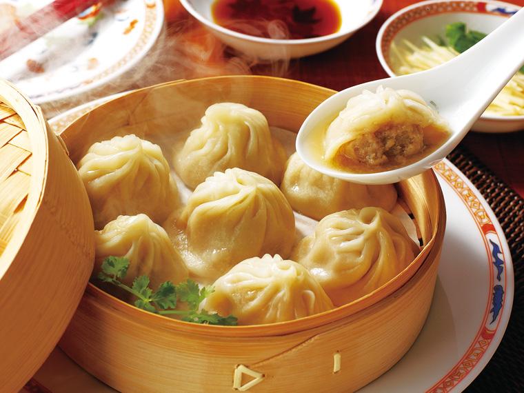 廖さんの手作り小籠湯包 200g（8個入り）