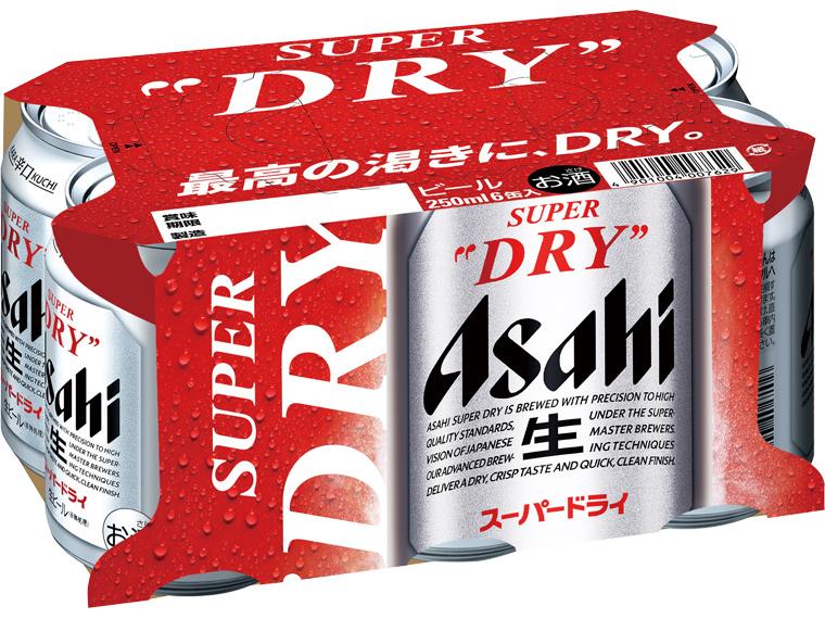 アサヒスーパードライ 250ml×6