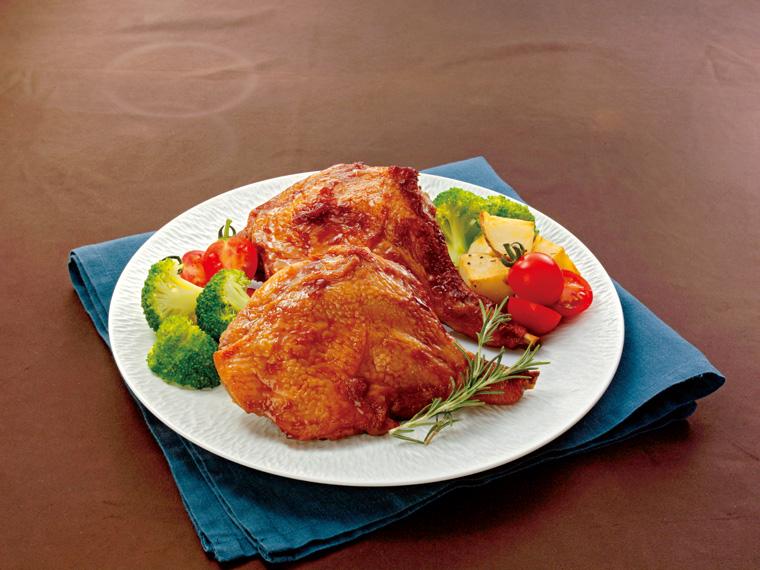 [数量限定997個（抽選）]国産若鶏ローストチキン（骨付きもも） 2本320g