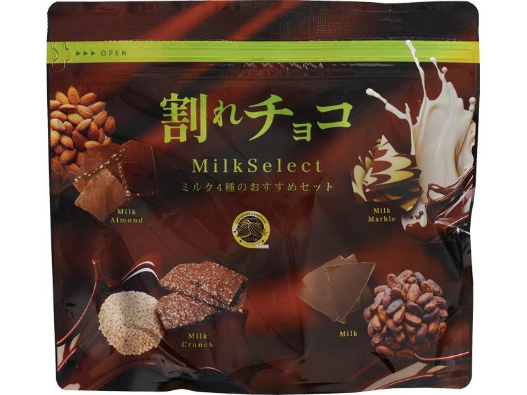割れチョコミルク4種のおすすめセット 200g