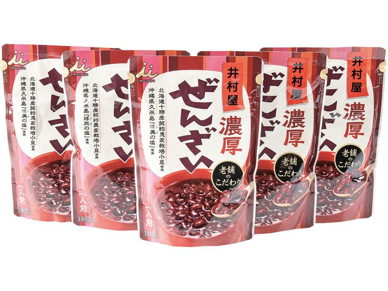 濃厚ぜんざい 180g×5