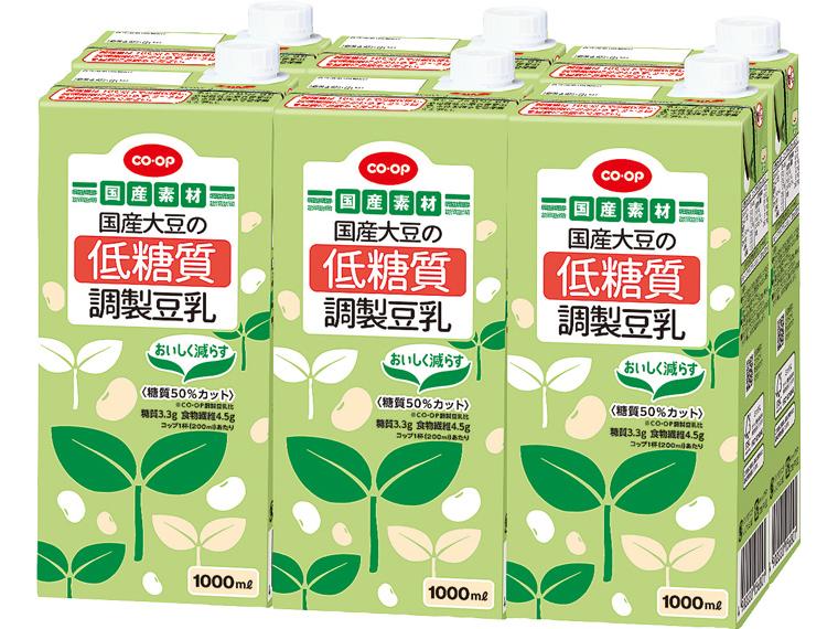 国産大豆の低糖質調製豆乳 1l×6