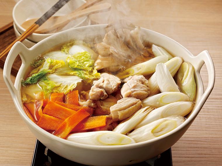 おかずキット　鶏肉とねぎの醤油鍋(産直鶏肉使用) 2人前