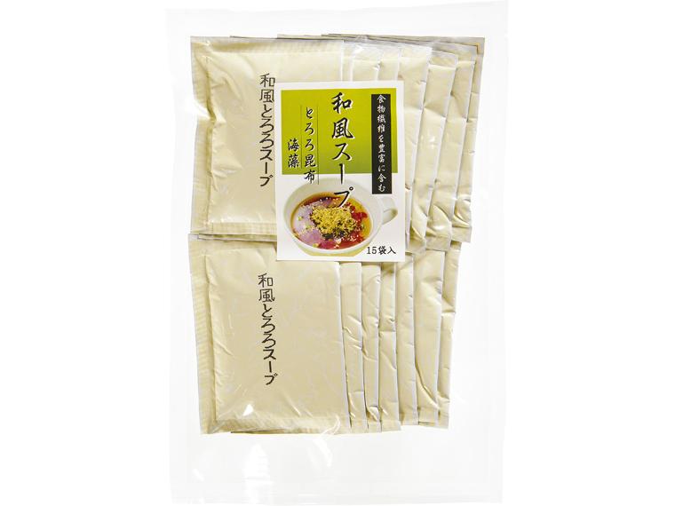 和風スープ　とろろ昆布・海藻 5.2g×15袋