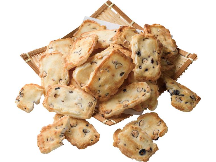 無選別　丹波黒豆おかき（素焼き） 170g