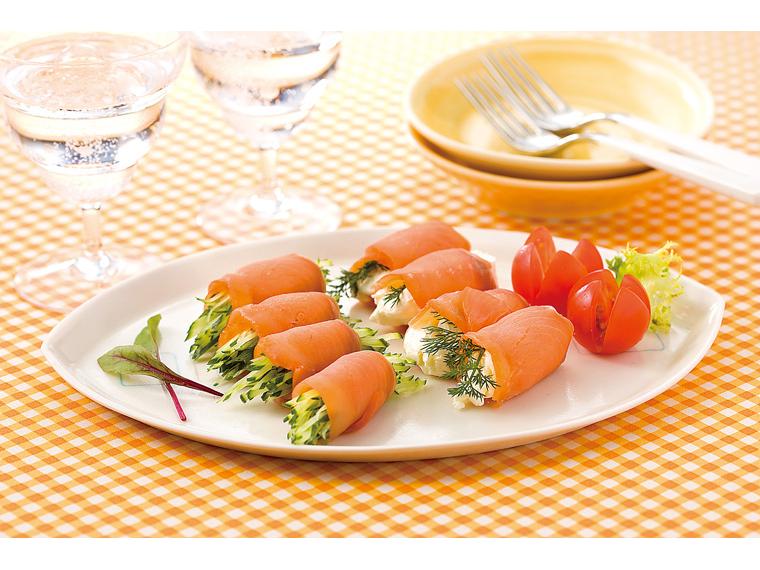 北海道産秋鮭スモークサーモン切り落とし 35g×2