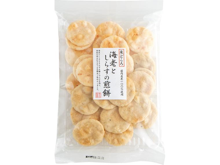 米どころ　海老としらすの煎餅 80g