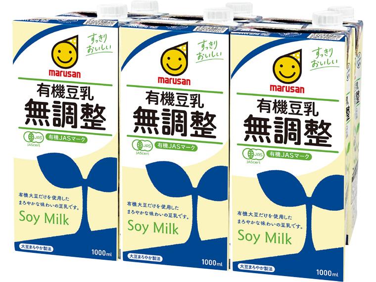 有機豆乳　無調整 1l×6