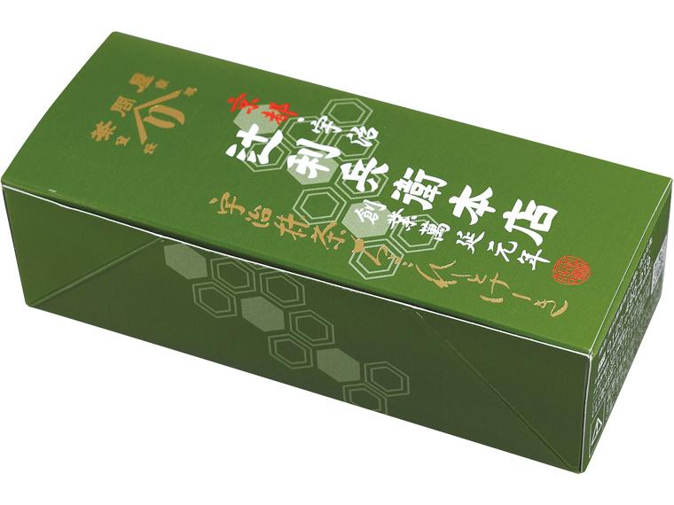 辻利兵衛本店　宇治抹茶ちょこれーとけーき 1個・抹茶パウダー1.5g