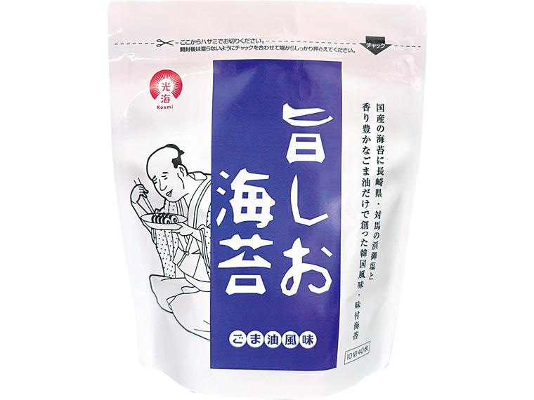 旨しお海苔　ごま油風味 10切40枚
