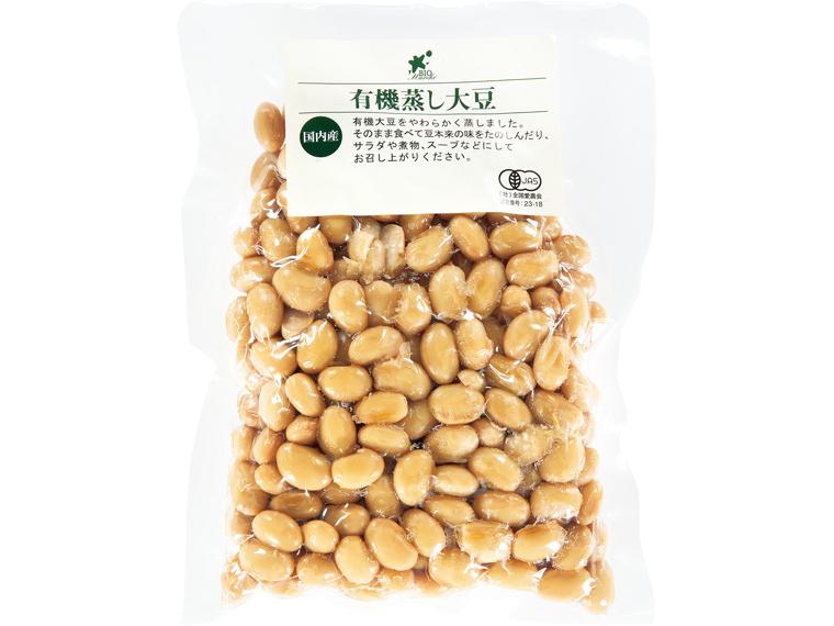 有機蒸し大豆 200g