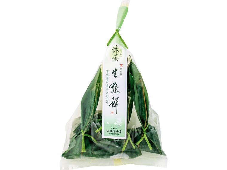 抹茶・生麩餅 4個