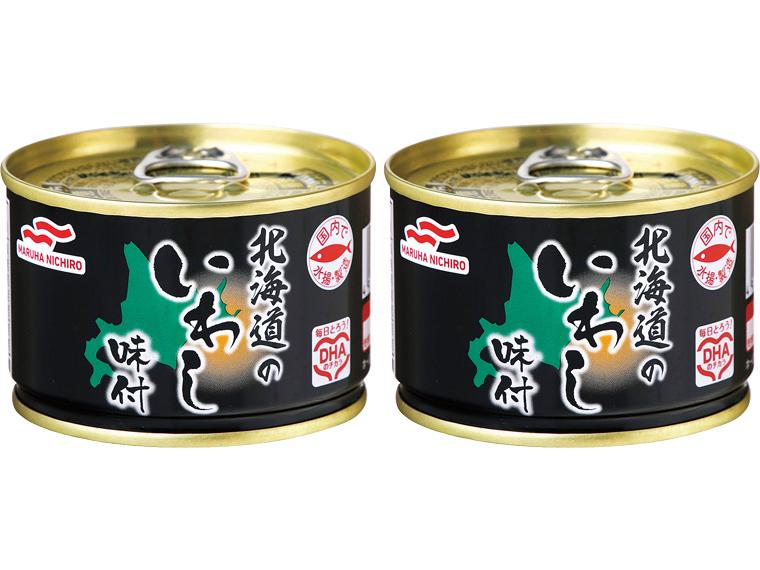 北海道のいわし味付缶 150g（固形量100g）×2