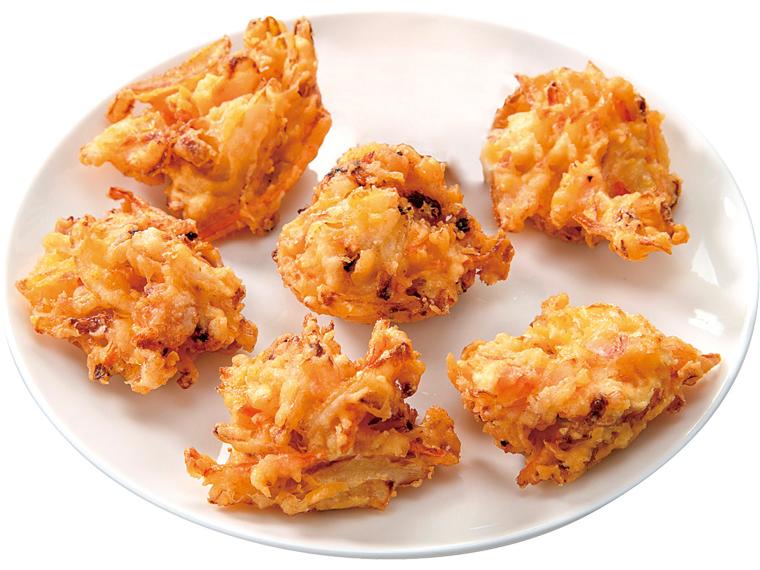 生姜香るいかと野菜のミニかき揚げ 120g