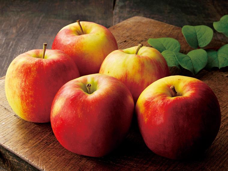 葉とらず無袋りんご（ふじ）大袋 1.2kg（4〜6玉）